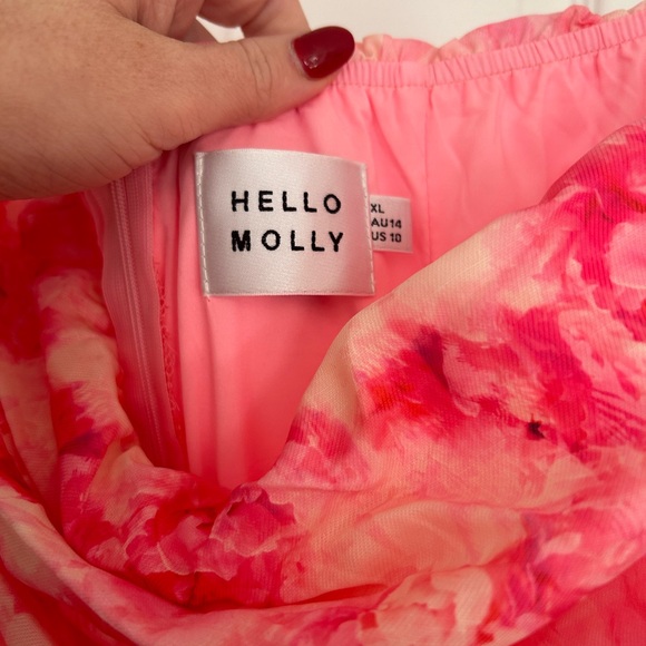 Hello Molly Petals Sprinkled Strapless Mini Dress. - Picture 4 of 4